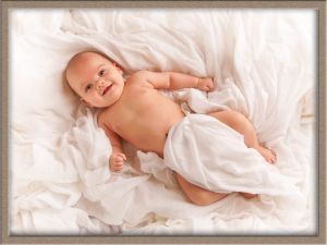 Beautiful Dreamy Baby Portrait at Ollar Photography Portrait Studio in Lake Oswego, Oregon